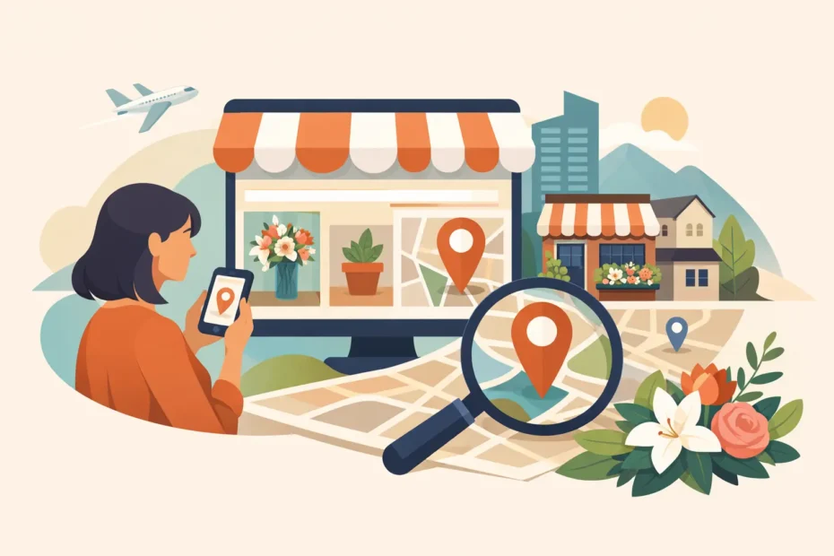 Cómo buscar floristería por ciudad y acertar