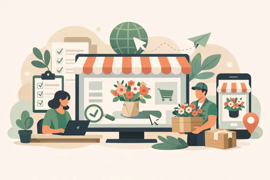 Cómo registrar una floristería para vender online