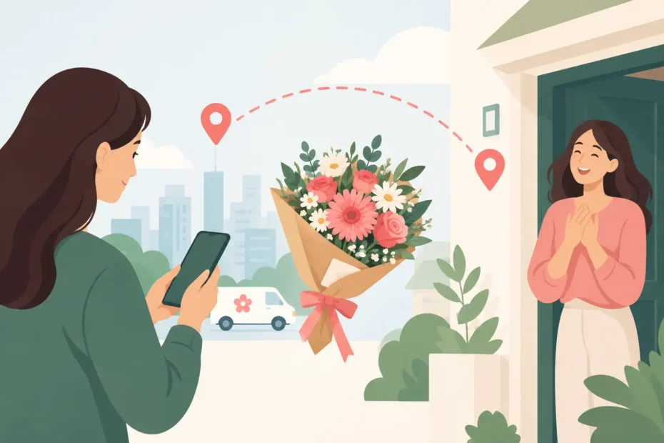 Envío floral local para acertar desde lejos