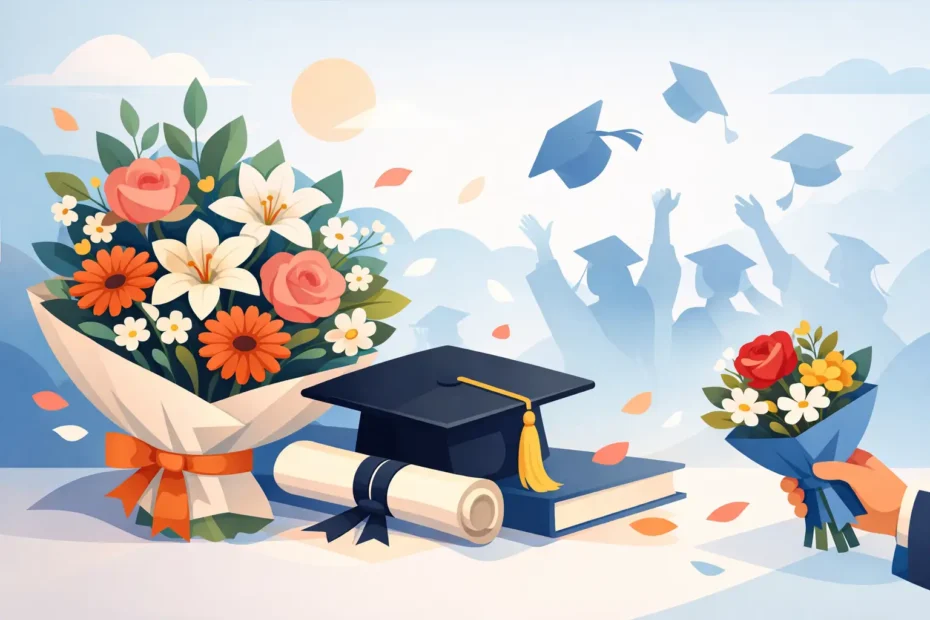 Flores para graduación que sí celebran el logro